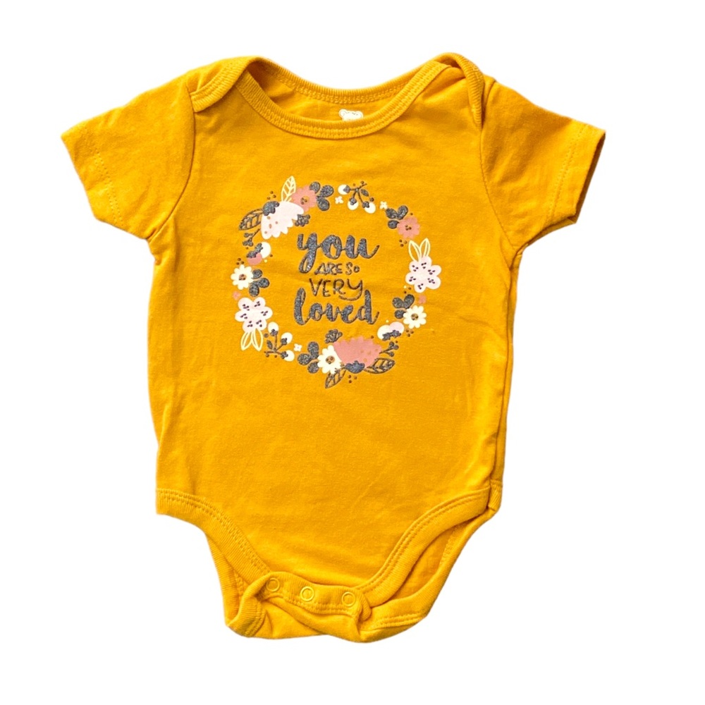 NWOT Koala Kids Floral Design Onesie 6-9M